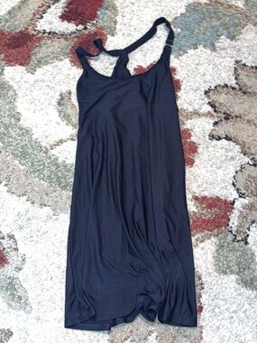 Secret Treasures black Racerback Midi Slip Dress